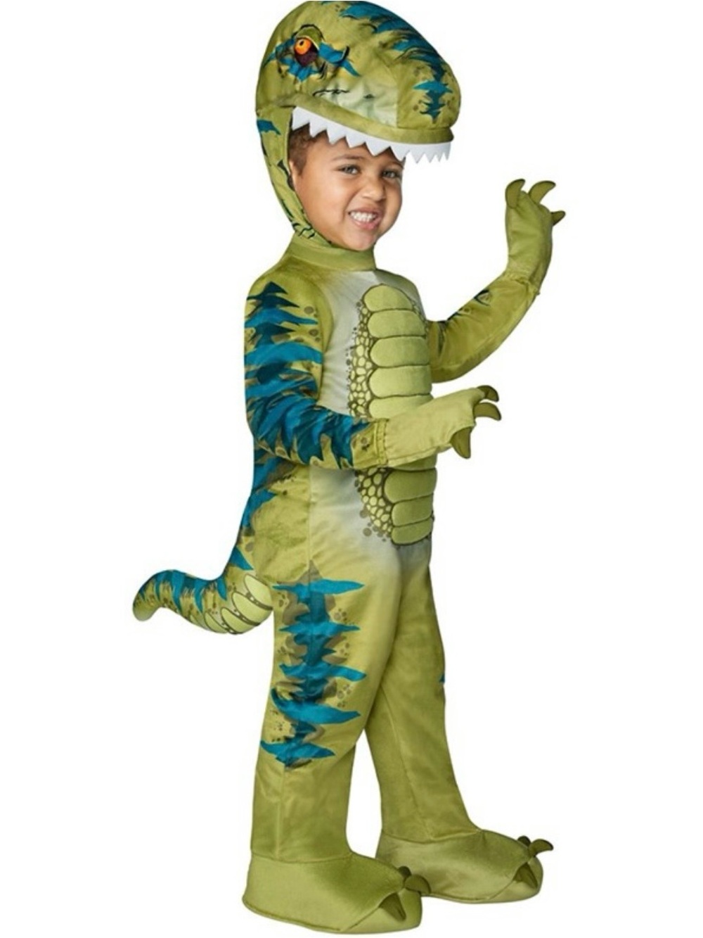 Kids Green Dinosaur Costume – Size 3-4 Years